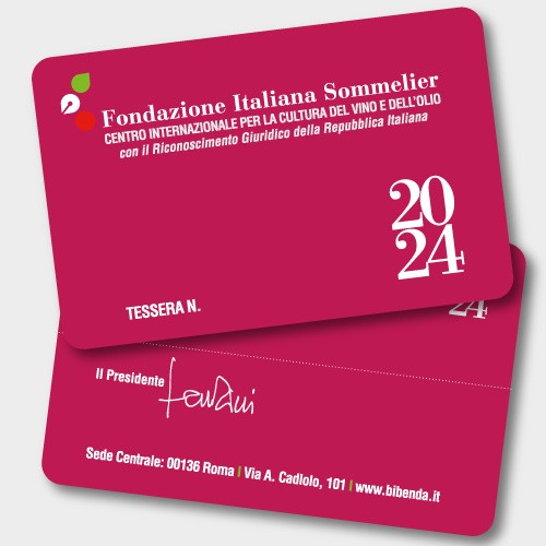 Tessera 2023 di Fondazione Italiana Sommelier
