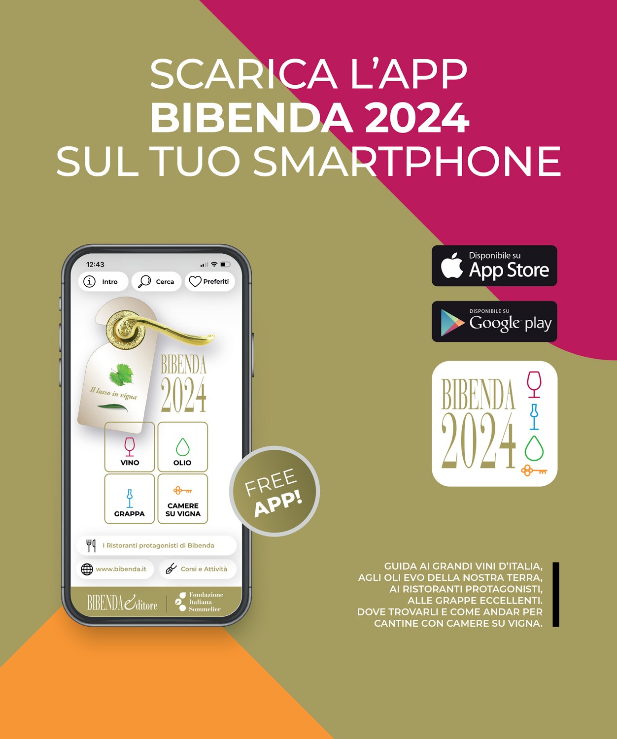 BIBENDA 2024 Online per il tuo pc e in versione App