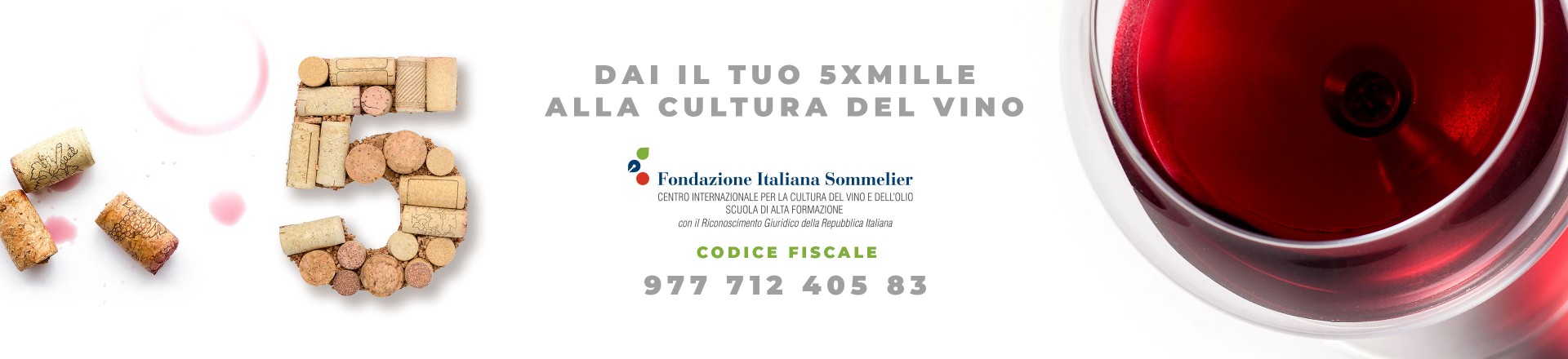 Il 5 x mille alla Fondazione Italiana Sommelier