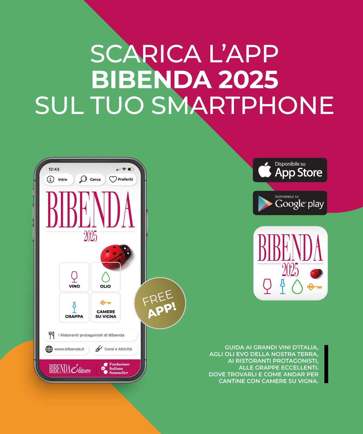 BIBENDA 2025 per App