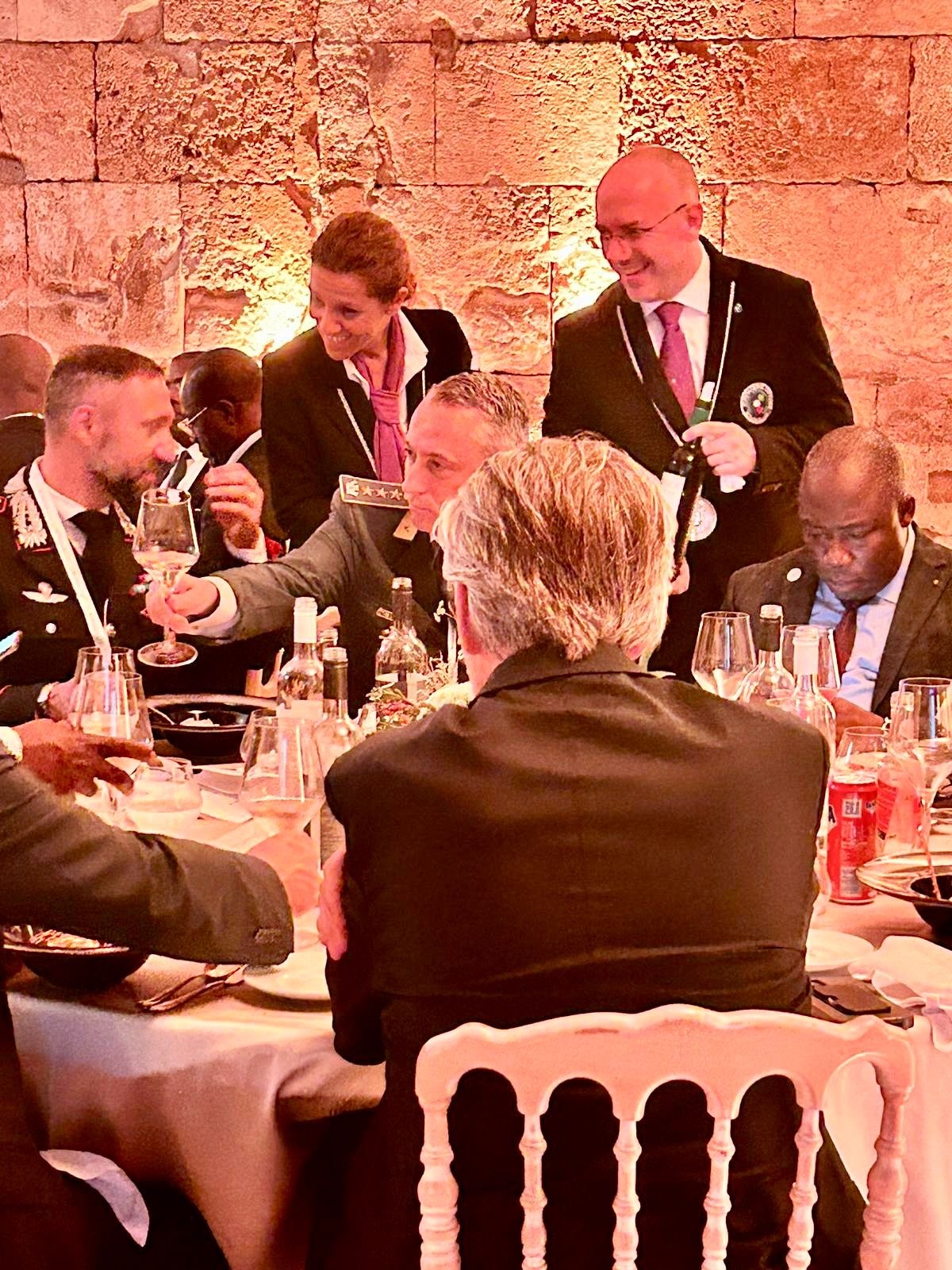 Il Servizio Durante la Cena del G7 di Ortigia