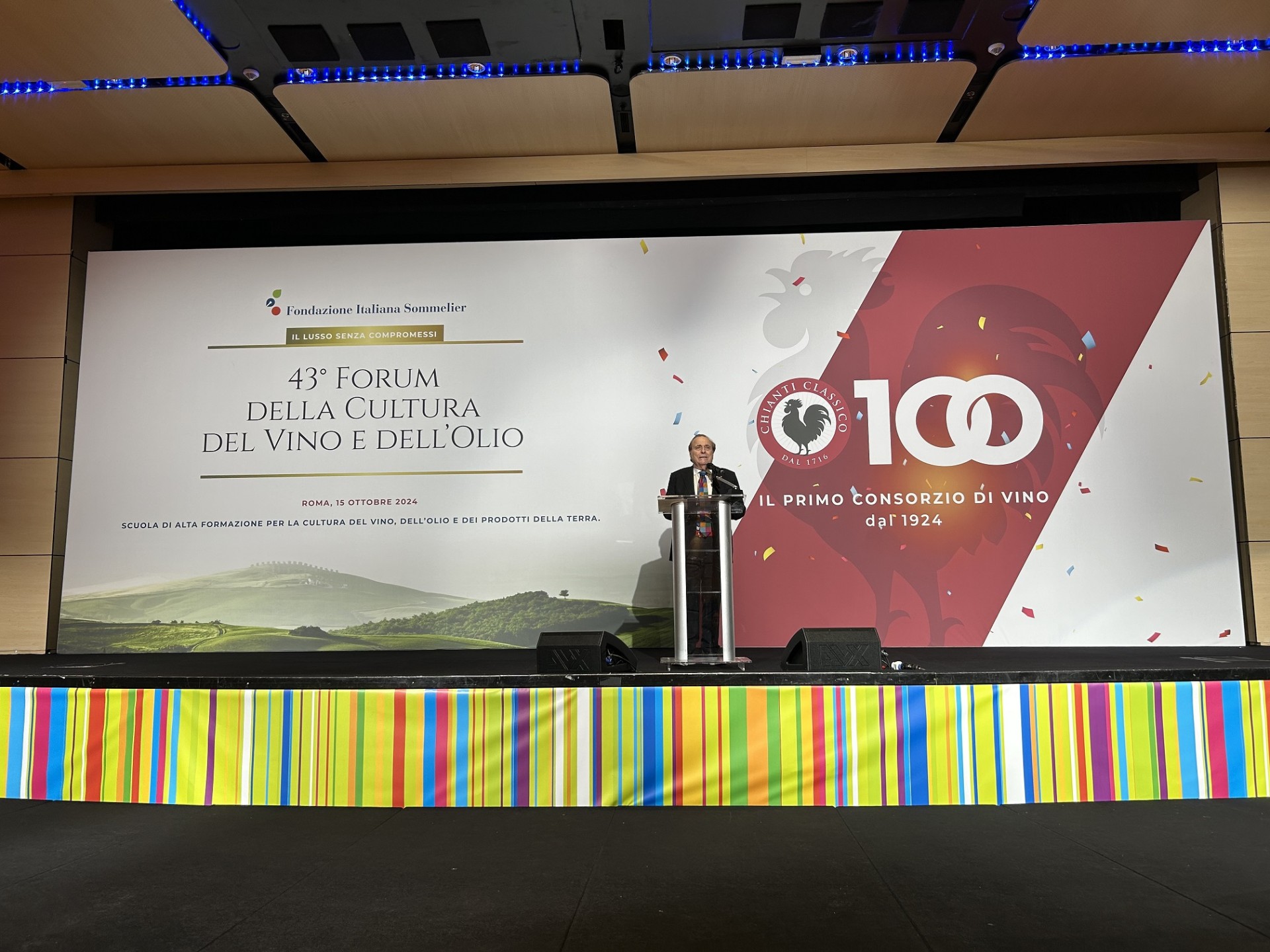 L'intervento di Franco M. Ricci  Presidente Fondazione Italiana Sommelier