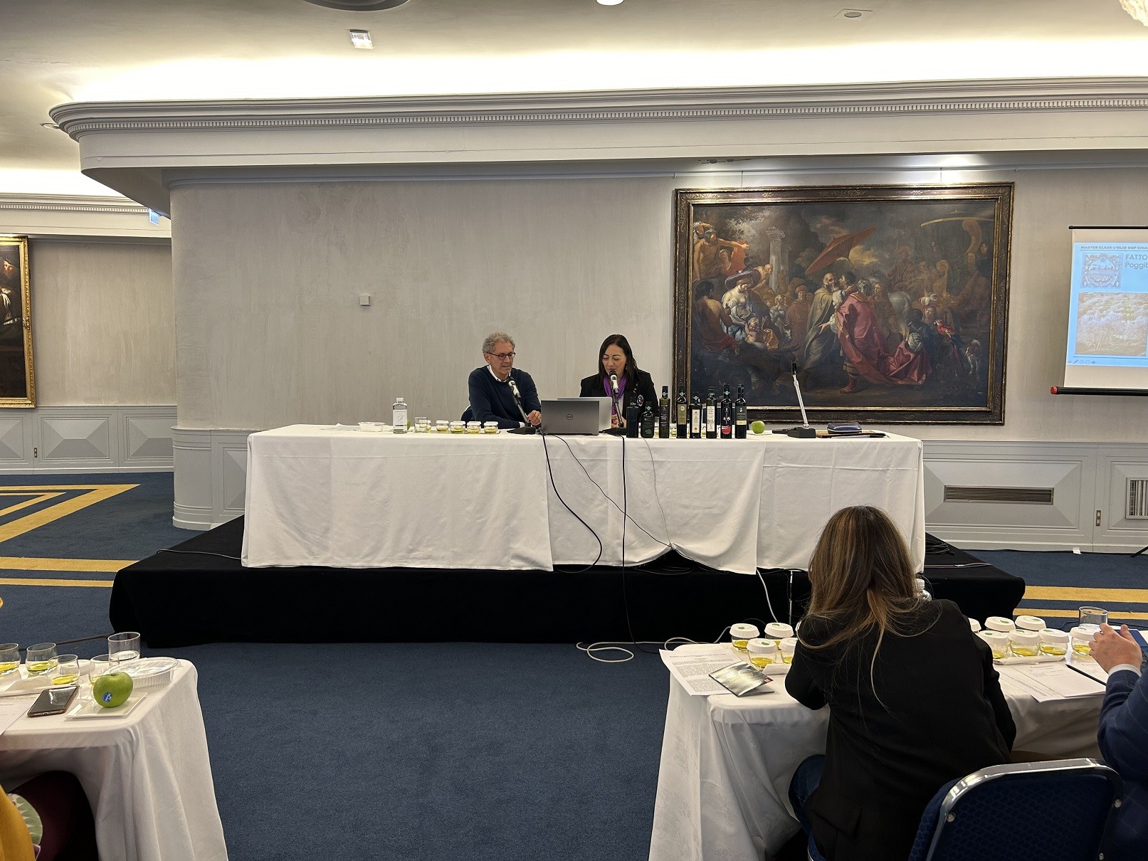 La Sala di degustazione del Seminario sull’Olio Extravergine di Oliva Chianti Classico