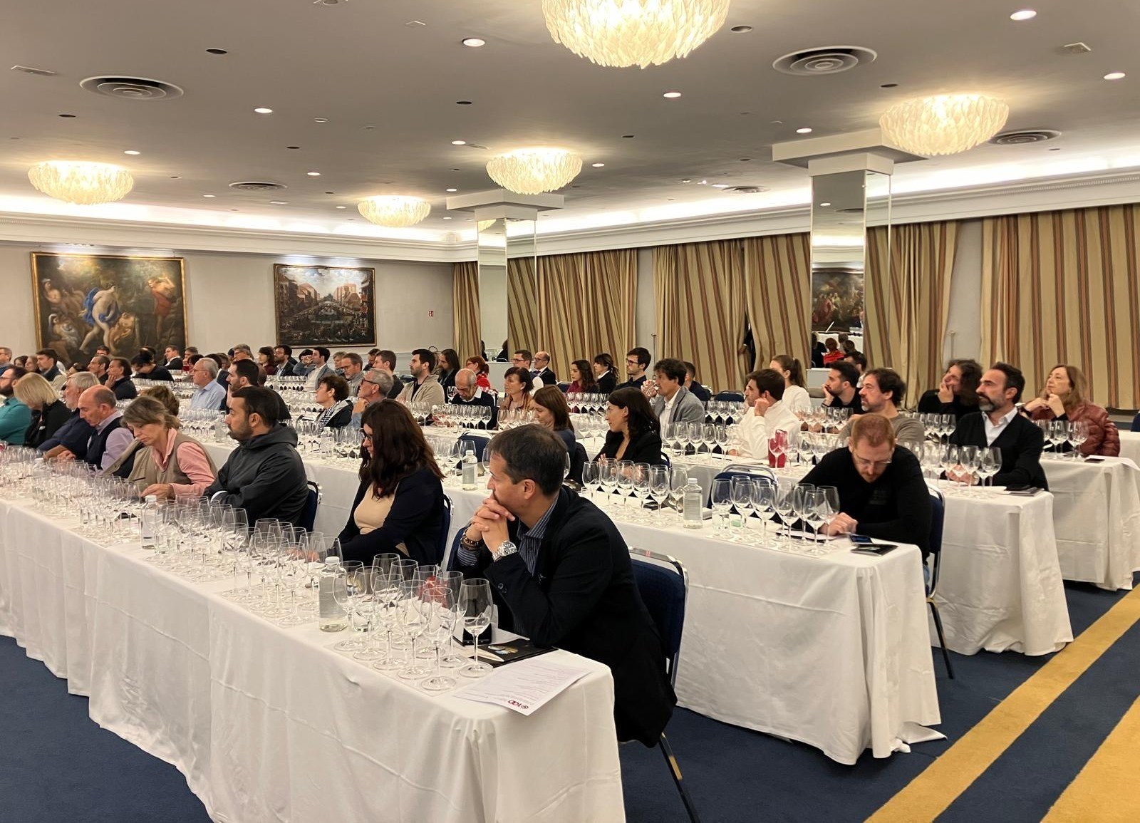 La Sala di degustazione sul Seminario del Chianti Classico Gran Selezione.