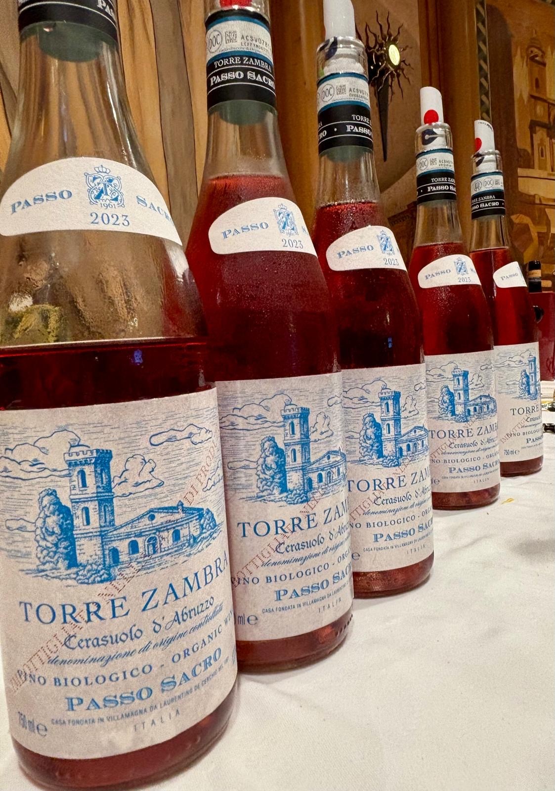 I vini in degustazione di Torre Zambra