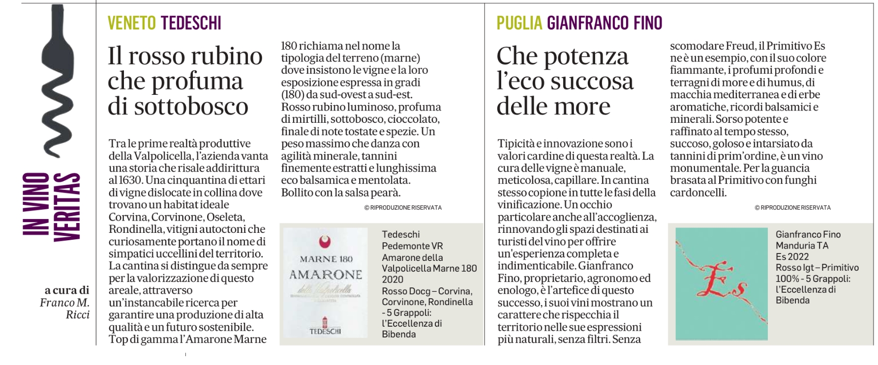 Il Messaggero del 21 gennaio 2025