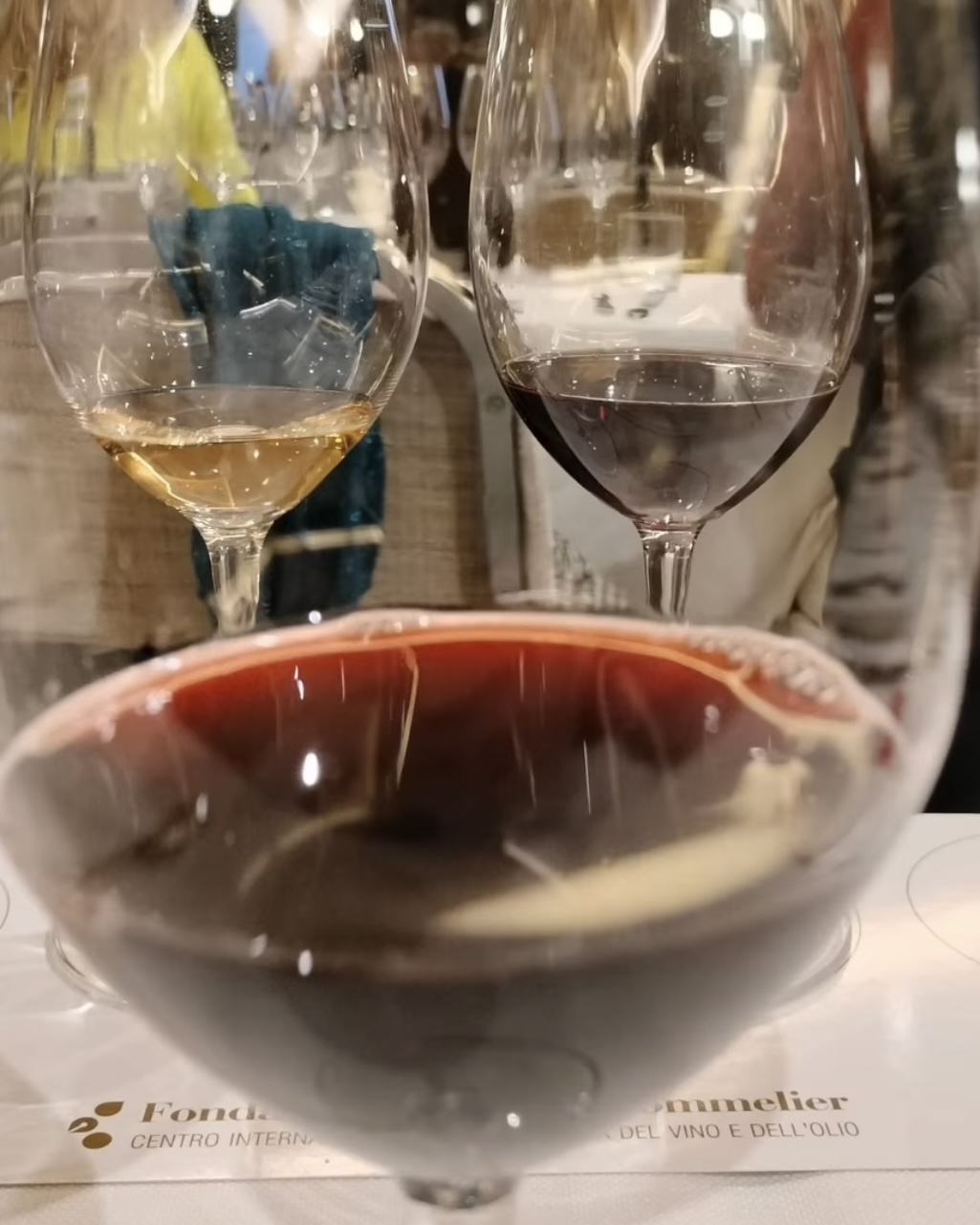 Un momento della degustazione di Vini Raimondo