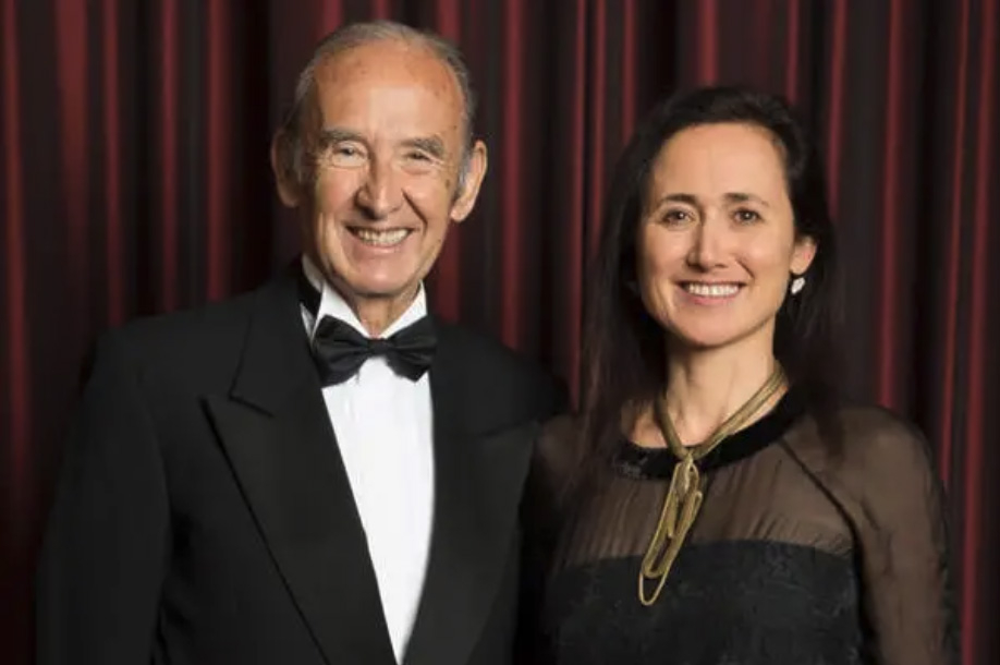 Nicolás Catena Zapata con la figlia Laura