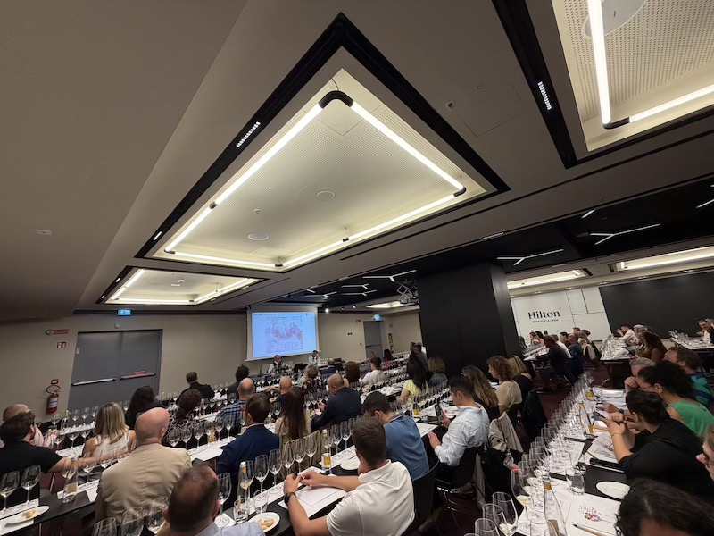 La sala di degustazione