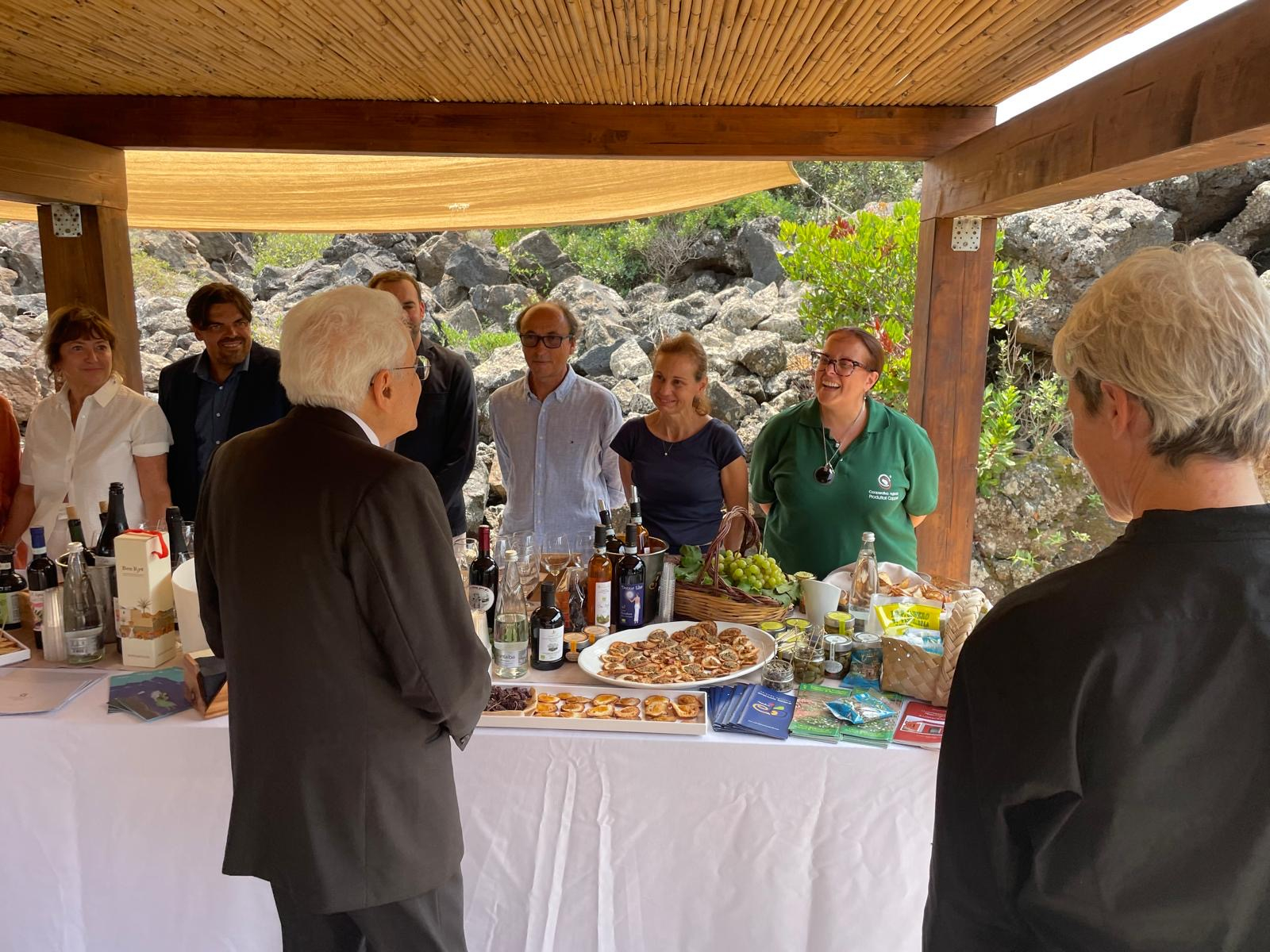 Il saluto del Presidente Sergio Mattarella ai Produttori di Pantelleria