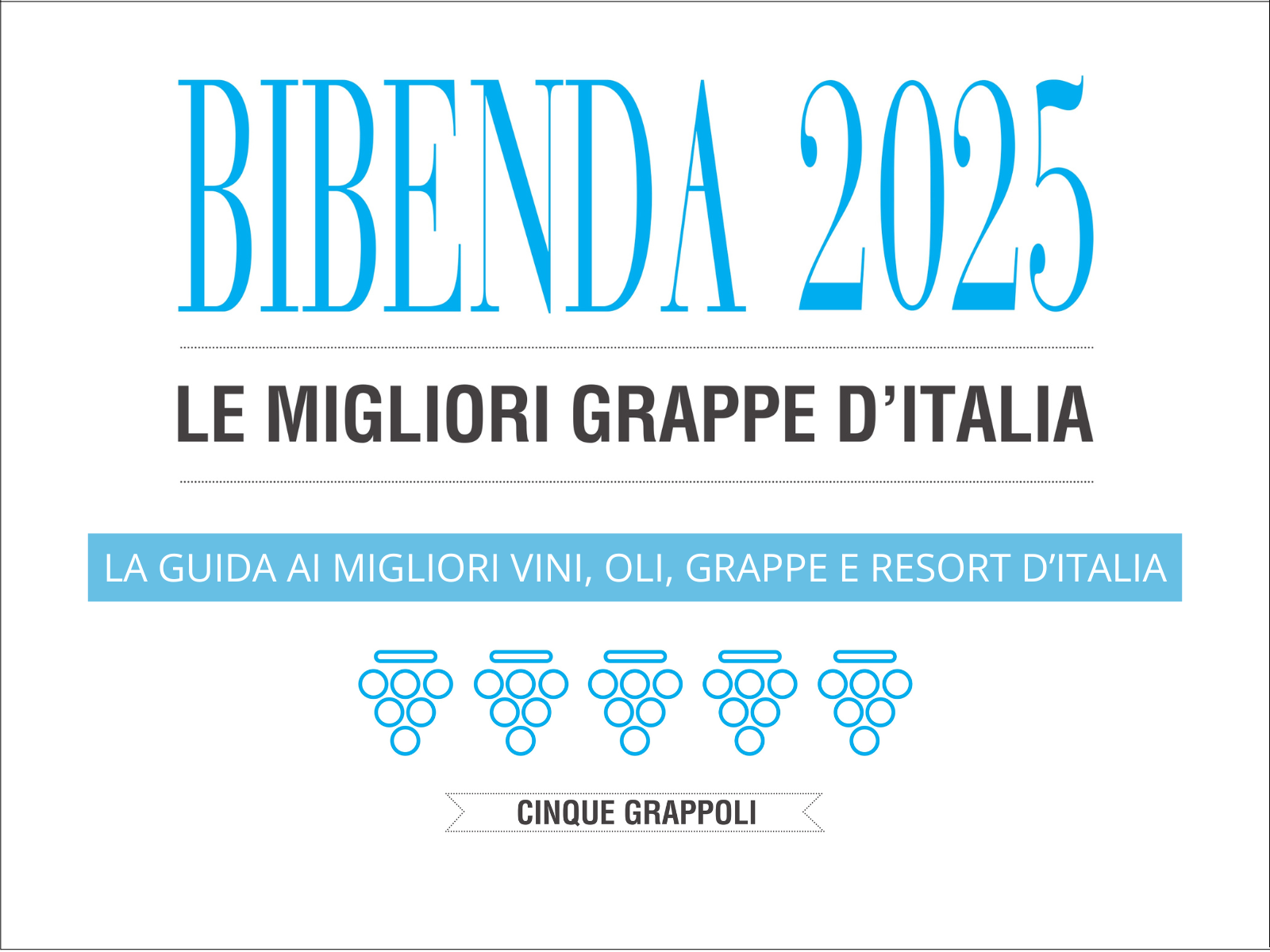 BIBENDA 2025 - 5 Grappoli Grappa