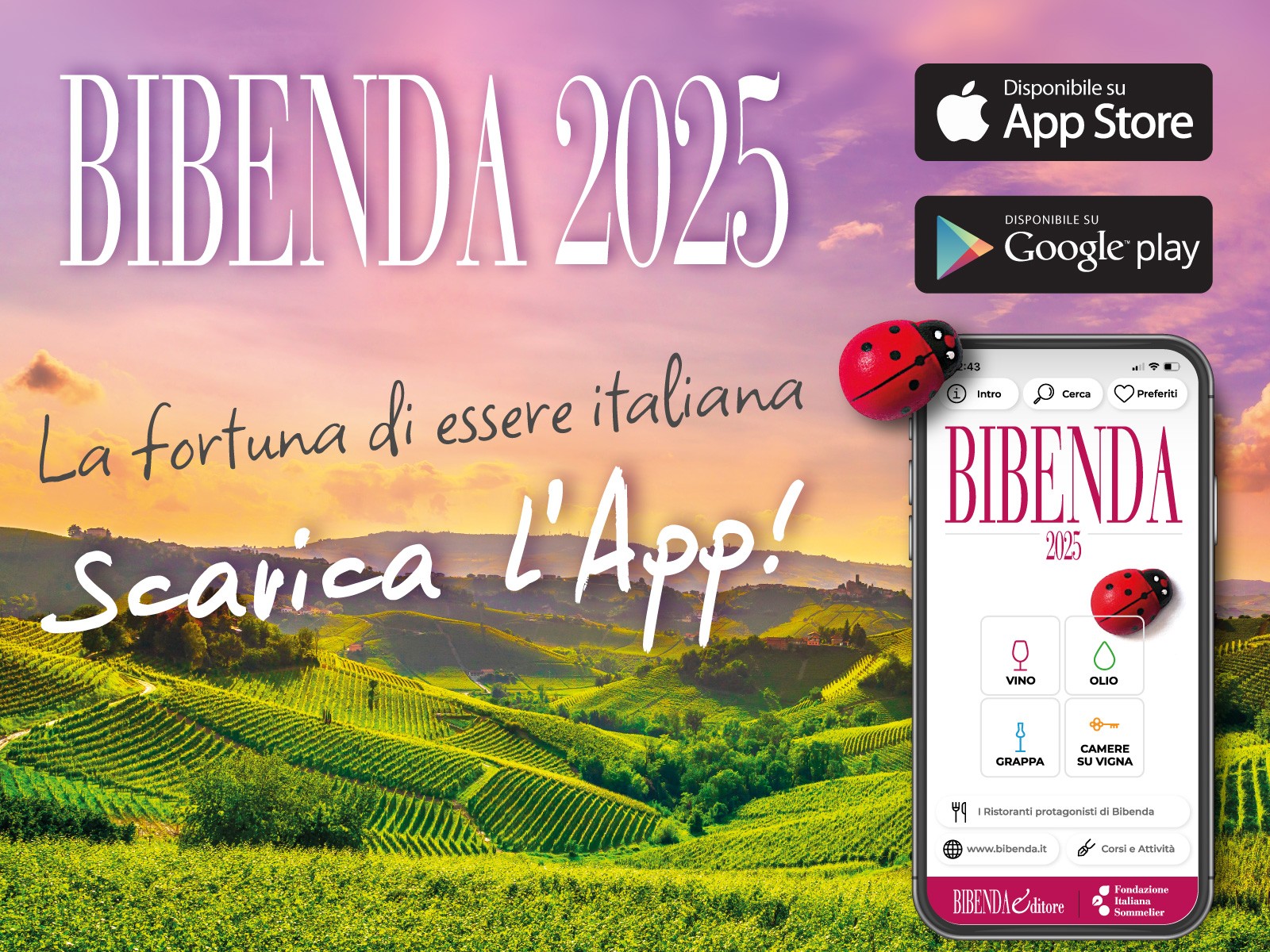 Bibenda 2025 - Scarica l'App